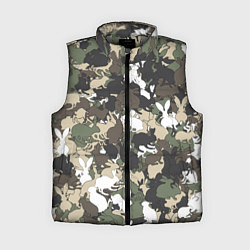 Женский жилет Камуфляж с кроликами