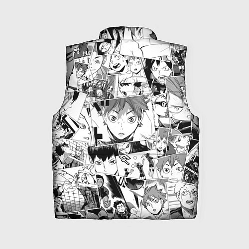 Женский жилет Волейбол!! pattern / 3D-Черный – фото 2