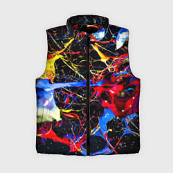 Женский жилет Импрессионизм Vanguard neon pattern