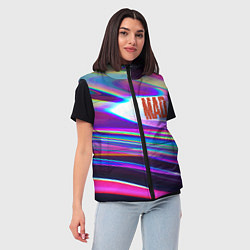 Женский жилет Neon pattern Mad, цвет: 3D-красный — фото 2