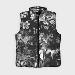 Женский жилет Смерть в цветах Дополнение Коллекция Get inspired!, цвет: 3D-светло-серый