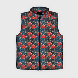 Женский жилет Flowers Pattern