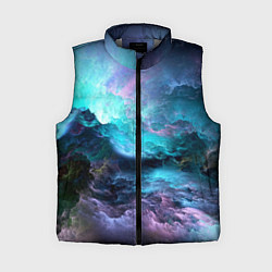 Женский жилет Разноцветные тучи