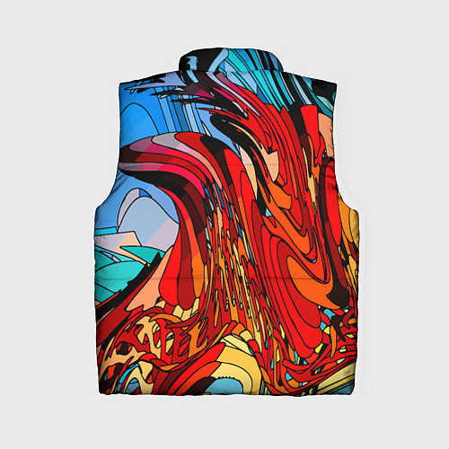 Женский жилет Abstract color pattern Fashion 2022 / 3D-Светло-серый – фото 2