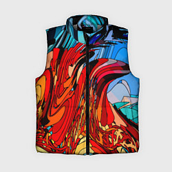 Женский жилет Abstract color pattern Fashion 2022