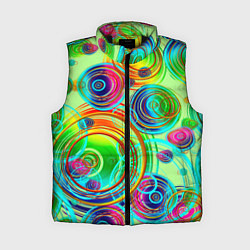 Женский жилет ЦВЕТНЫЕ ПУЗЫРИ