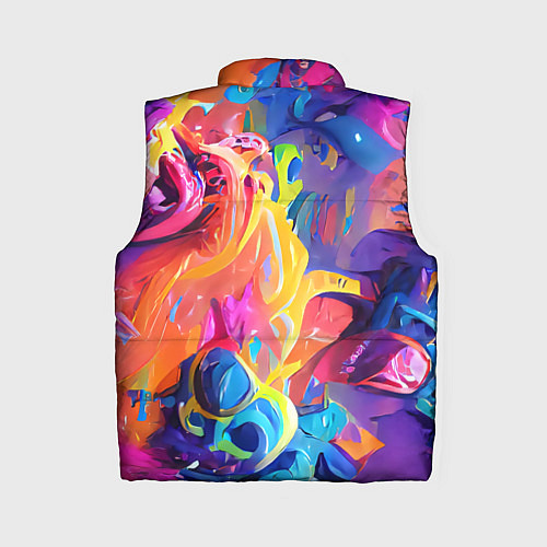 Женский жилет Madness colors / 3D-Светло-серый – фото 2