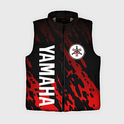 Женский жилет Yamaha - Красные пятна, цвет: 3D-светло-серый