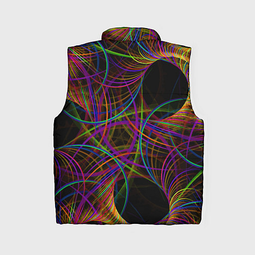 Женский жилет Deep black space and wormholes / 3D-Красный – фото 2