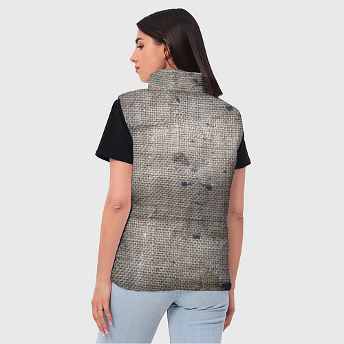 Женский жилет Only for Italy Мешковина Авангард Hype / 3D-Красный – фото 4