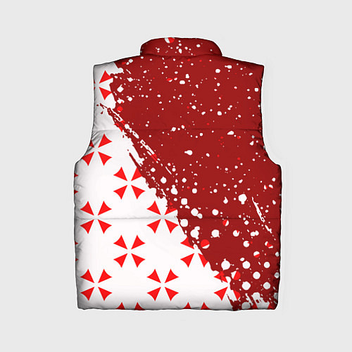 Женский жилет Resident Evil Umbrella Corporation паттерн / 3D-Черный – фото 2