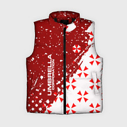 Женский жилет Resident Evil Umbrella Corporation паттерн, цвет: 3D-черный