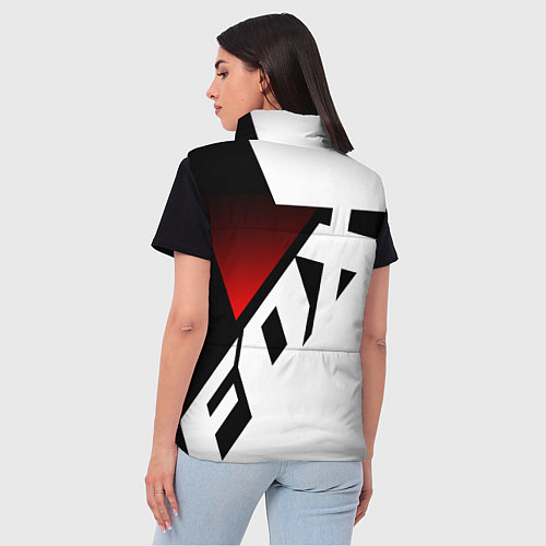 Женский жилет FOX RACING - ФОКС ЧЕРНЫЙ И БЕЛЫЙ / 3D-Красный – фото 4