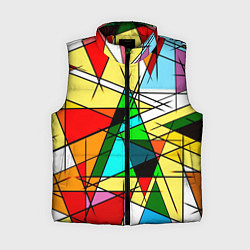 Женский жилет ЦВЕТНОЙ ВИТРАЖ