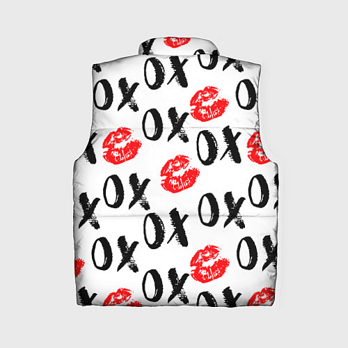 Женский жилет ПОЦЕЛУЙЧИКИ ХОХО / 3D-Светло-серый – фото 2
