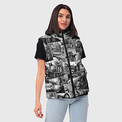 Женский жилет Assasins creed comix, цвет: 3D-черный — фото 2
