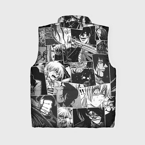 Женский жилет Хэллсинг паттерн Hellsing / 3D-Светло-серый – фото 2