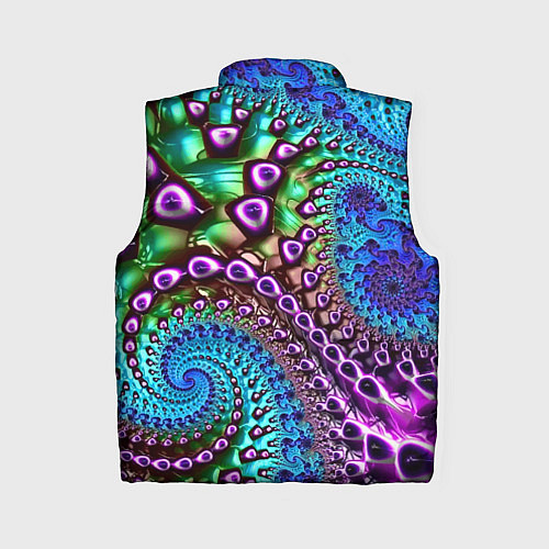 Женский жилет Наикрутейший фрактальный паттерн Авангард The Cool / 3D-Светло-серый – фото 2