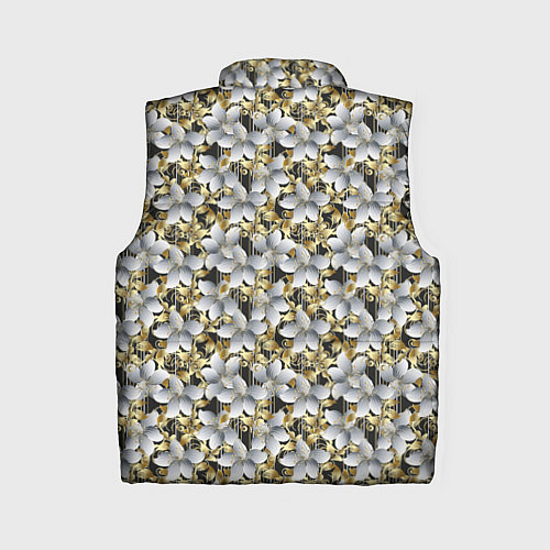 Женский жилет Объемные 3D лепестки цветы / 3D-Красный – фото 2