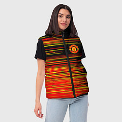 Женский жилет Манчестер юнайтед manchester united ФКМЮ, цвет: 3D-светло-серый — фото 2