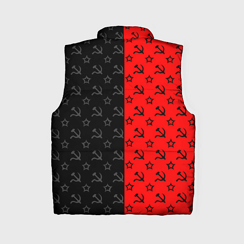 Женский жилет СОВЕТСКИЙ СОЮЗ : СЕРП И МОЛОТ : ЗВЕЗДА / 3D-Черный – фото 2