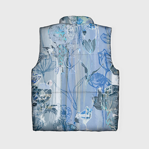 Женский жилет Floral collage Растительный коллаж / 3D-Красный – фото 2
