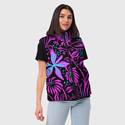 Женский жилет Цветочная композиция Fashion trend, цвет: 3D-красный — фото 2