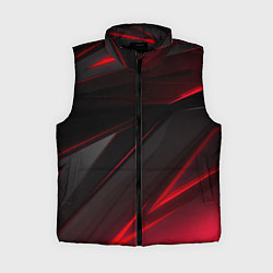 Женский жилет Красно-черный фон