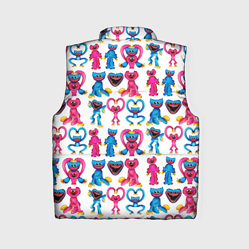 Женский жилет POPPY PLAYTIME HAGGY WAGGY AND KISSY MISSY PATTERN / 3D-Светло-серый – фото 2