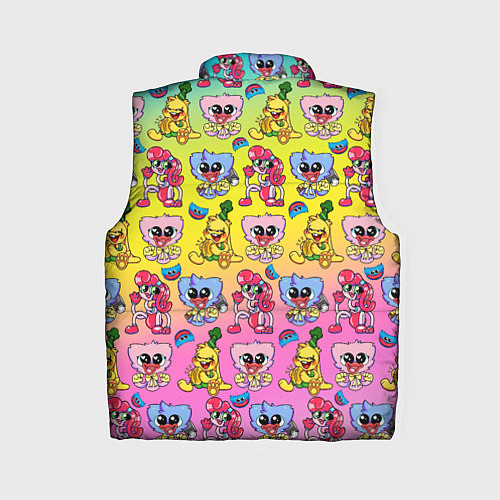Женский жилет POPPY PLAYTIME МИЛЫЕ ПЕРСОНАЖИ / 3D-Черный – фото 2