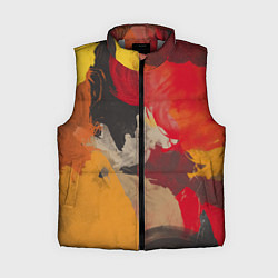 Женский жилет Мазки Акварелью