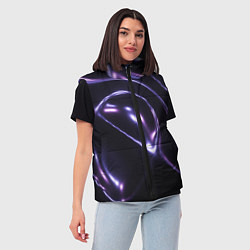 Женский жилет Абстракция drag and drop, цвет: 3D-красный — фото 2