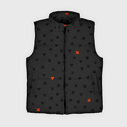 Женский жилет Love Death and Robots black pattern