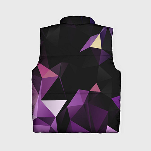 Женский жилет Полигональная магия / 3D-Светло-серый – фото 2