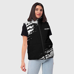 Женский жилет Papa roach Mini Logo Grunge, цвет: 3D-светло-серый — фото 2