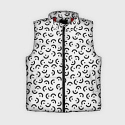 Женский жилет Географические Формы На Белом Фоне, цвет: 3D-красный