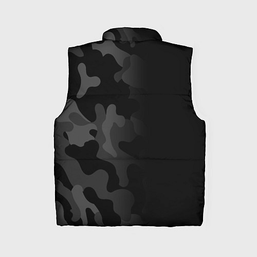 Женский жилет Warframe Glitch на темном фоне / 3D-Черный – фото 2