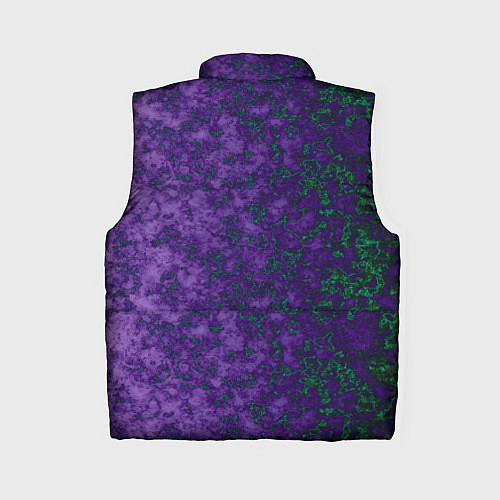 Женский жилет Marble texture purple green color / 3D-Красный – фото 2