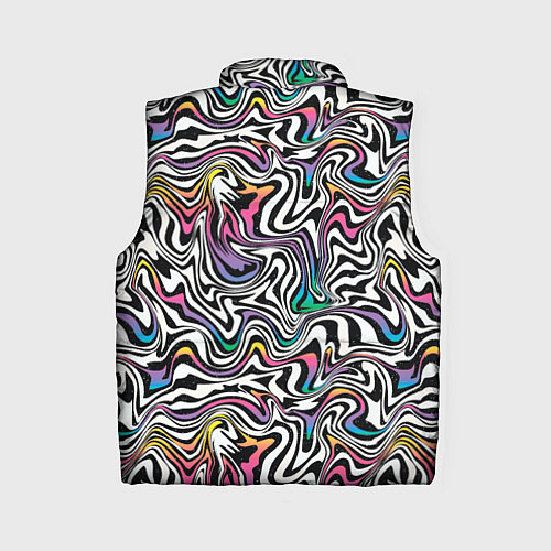 Женский жилет Цветная оптическая иллюзия / 3D-Светло-серый – фото 2