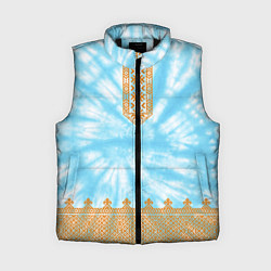 Женский жилет Славянская тай-дай рубаха