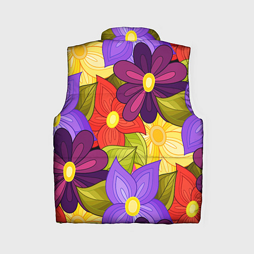 Женский жилет MULTICOLORED PANSIES / 3D-Черный – фото 2
