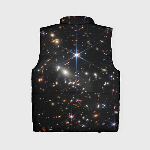 Женский жилет Новое изображение ранней вселенной от Джеймса Уэбб / 3D-Черный – фото 2