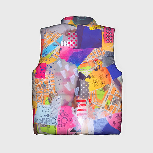 Женский жилет Patchwork quilt Fashion trend / 3D-Черный – фото 2