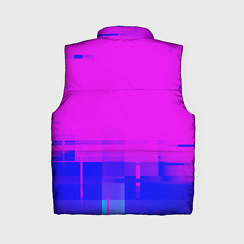 Женский жилет Cross Fire Glitch Text Effect / 3D-Черный – фото 2