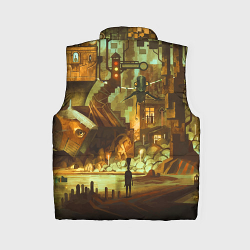 Женский жилет Cool Steampunk painting / 3D-Черный – фото 2