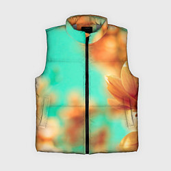 Женский жилет Цветы - арт