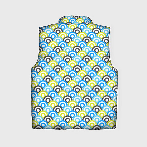 Женский жилет Кружочки разноцветные / 3D-Красный – фото 2