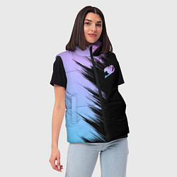 Женский жилет Хвост феи - neon, цвет: 3D-черный — фото 2