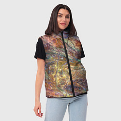 Женский жилет Горная порода возраст которых превышает 3,6 миллиа, цвет: 3D-светло-серый — фото 2