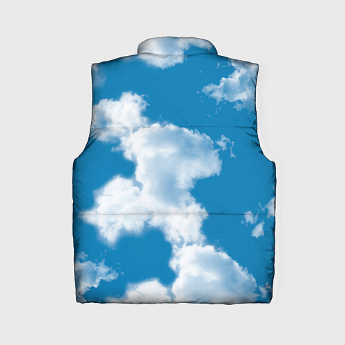 Женский жилет Небо в облаках / 3D-Светло-серый – фото 2